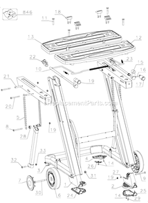 Part Location Diagram of 242979-00 DeWALT Spring,Tension